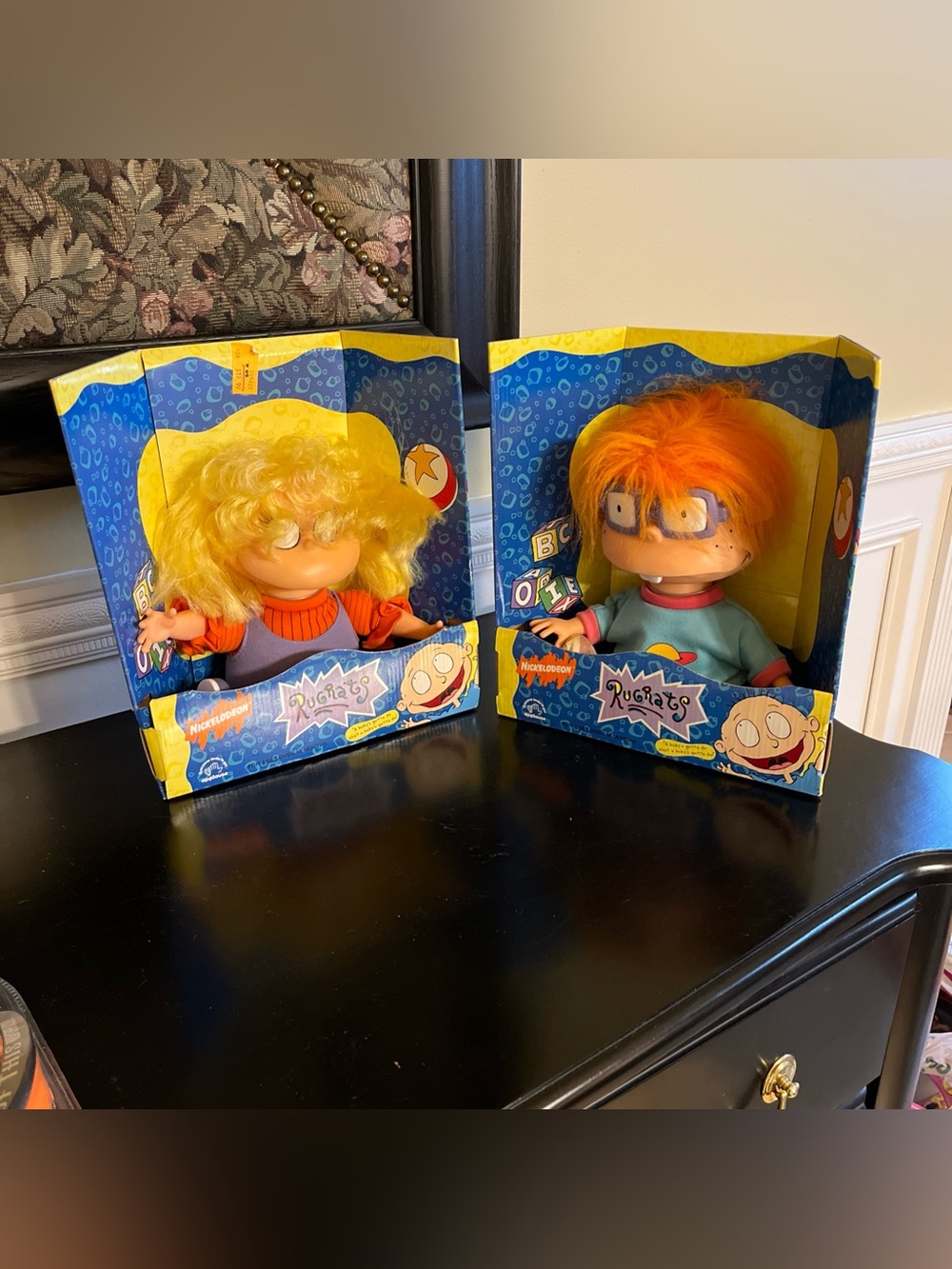 vintage 1996 NIB Nickelodeon Rugrats Chuckie and Angelica set -see desc
